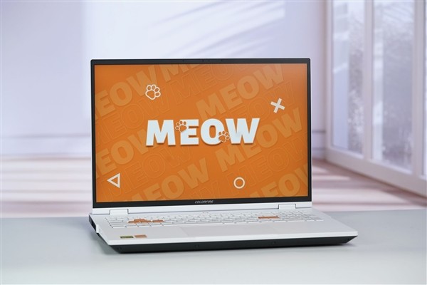 七彩虹 COLORFIRE MEOW X16 Pro 亮相：橘影白机身配 115W 满血 RTX 5060
