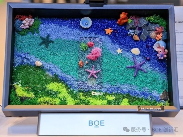 色域 98.7%、2500 尼特：京东方 TSF 超广色域 OLED 亮相，功耗还降了 37%