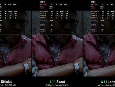 AMD FSR 4.1.1获第三方优化：4K性能提升近26%