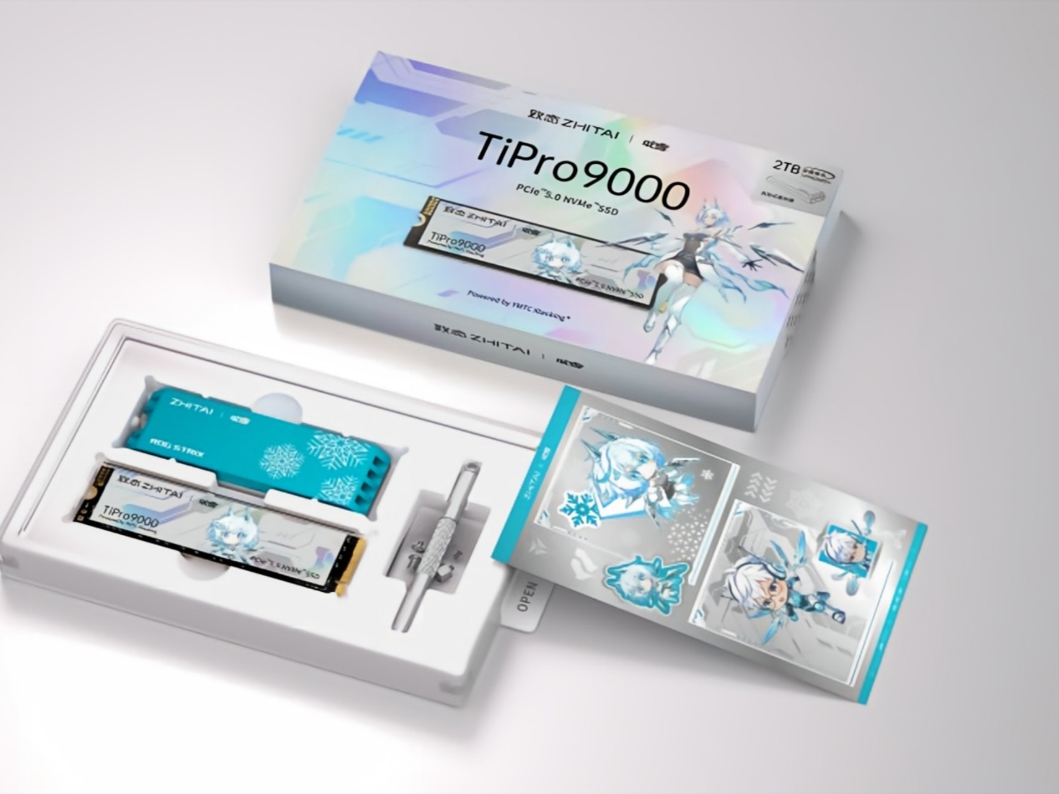 致态 TiPro9000 吹雪联名版开售：14900MB/s 读取，双容量可选