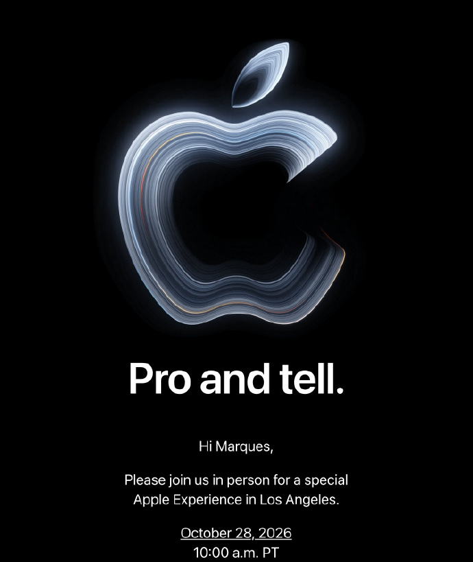 苹果 10 月 29 日再开发布会：触屏 MacBook Pro 与 OLED iPad mini 有望登场