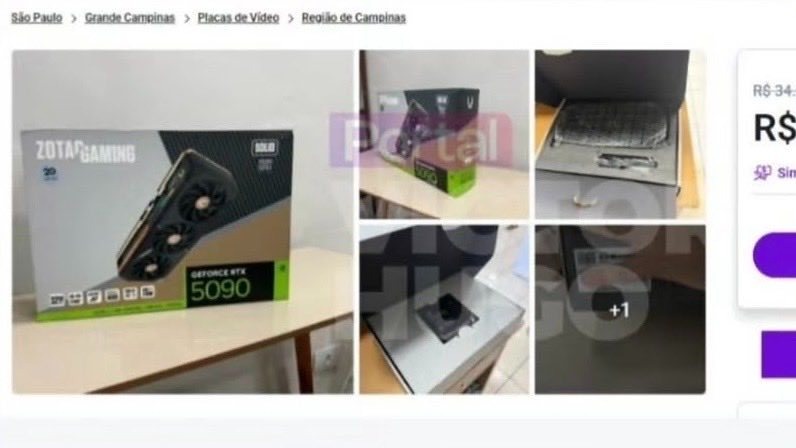 巴西机场被盗 RTX 5090 现身二手平台：序列号对上失踪货物